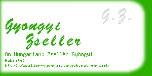 gyongyi zseller business card