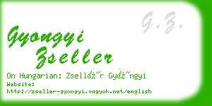 gyongyi zseller business card